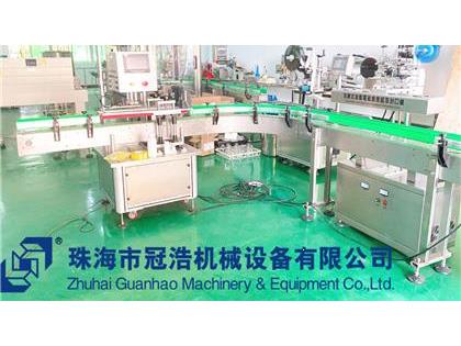 旋蓋機，鋁箔封口機，貼標機，噴碼機，整套生產(chǎn)線(xiàn)已完成生產(chǎn)送貨至客戶(hù)公司