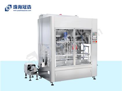 全自動(dòng)活塞式液體灌裝機